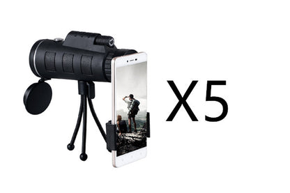 LEVARIA™ 40x60 HD Monocular | Powerful Zoom with Tripod + Cell Phone Holder