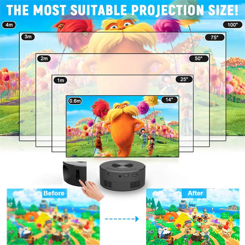 LEVARIA™ PocketCinema Mini – Portable HD Projector