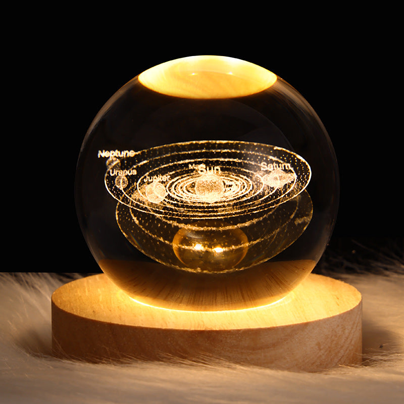 LEVARIA™ CrystalGlow Lamp – 3D Crystal Night Light