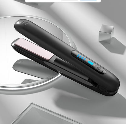 LEVARIA™ SilkWave Air Styler – Wireless Hair Straightener & Curler