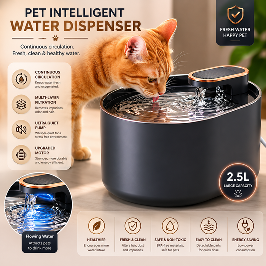 LEVARIA™ AquaPet Flow – Smart Pet Water Dispenser