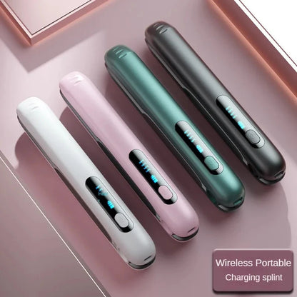 LEVARIA™ SilkWave Air Styler – Wireless Hair Straightener & Curler