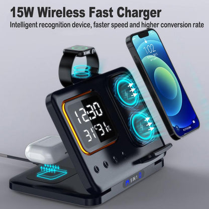 LEVARIA™ SmartDock Elite – 4-in-1 Wireless Charging Station