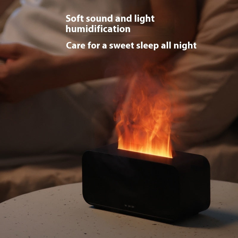 LEVARIA™ JellyFlame Diffuser – Aromatherapy Flame Humidifier
