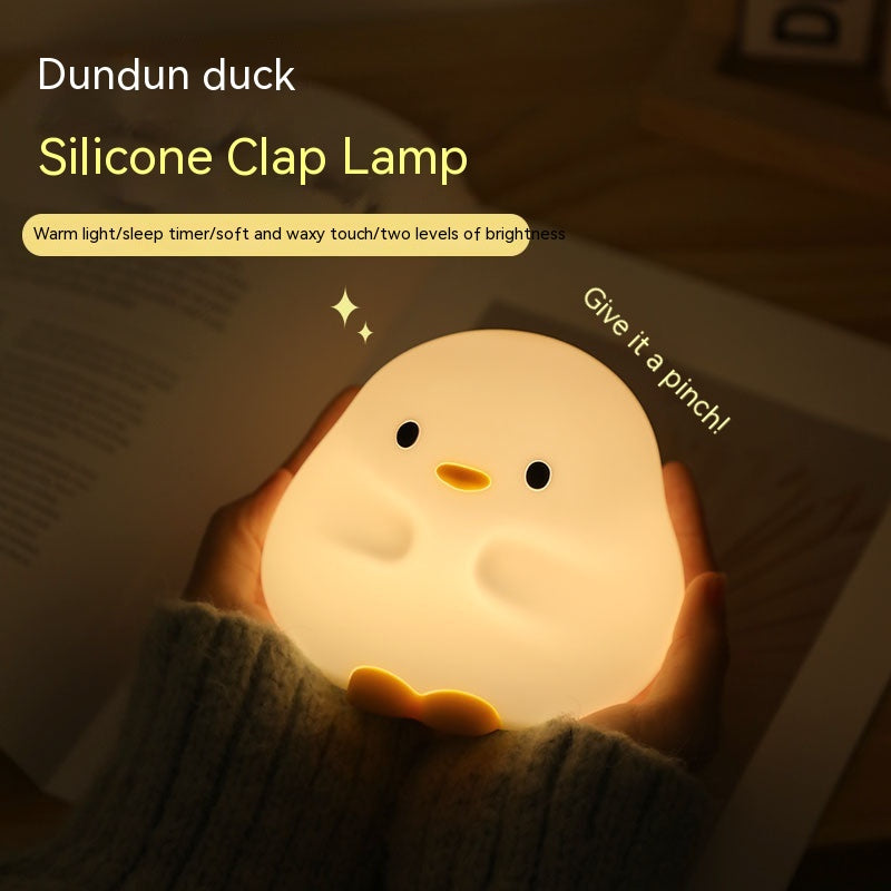LEVARIA™ Lámpara Patito LED Táctil | Luz Nocturna Recargable Súper Tierna y Relajante
