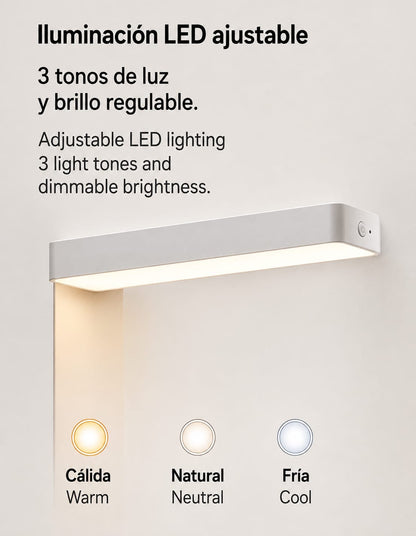 LEVARIA™ 3-in-1 Floating LED Lamp with Wireless Charging | Light, Decorate and Charge your Smartphone