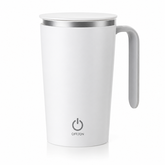 LEVARIA™ Magnetic Stirring Mug, Portable, Ideal for Coffee and Smoothies