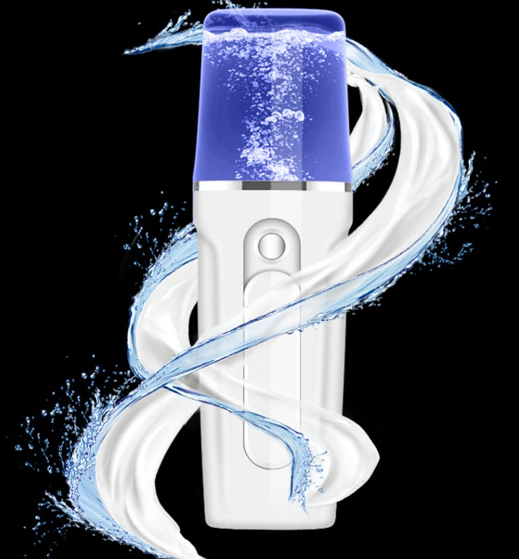 LEVARIA™ Nano Mist Facial Portátil 2 en 1 — Hidratación Instantánea + Power Bank