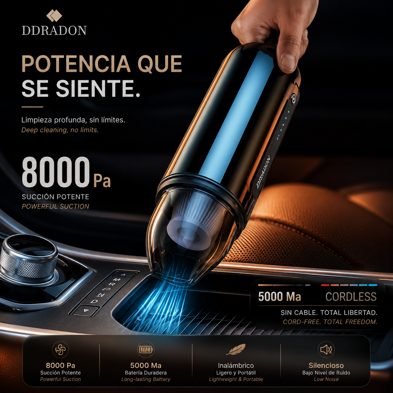 LEVARIA™ UltraVac X8 – Wireless Turbo Vacuum Cleaner