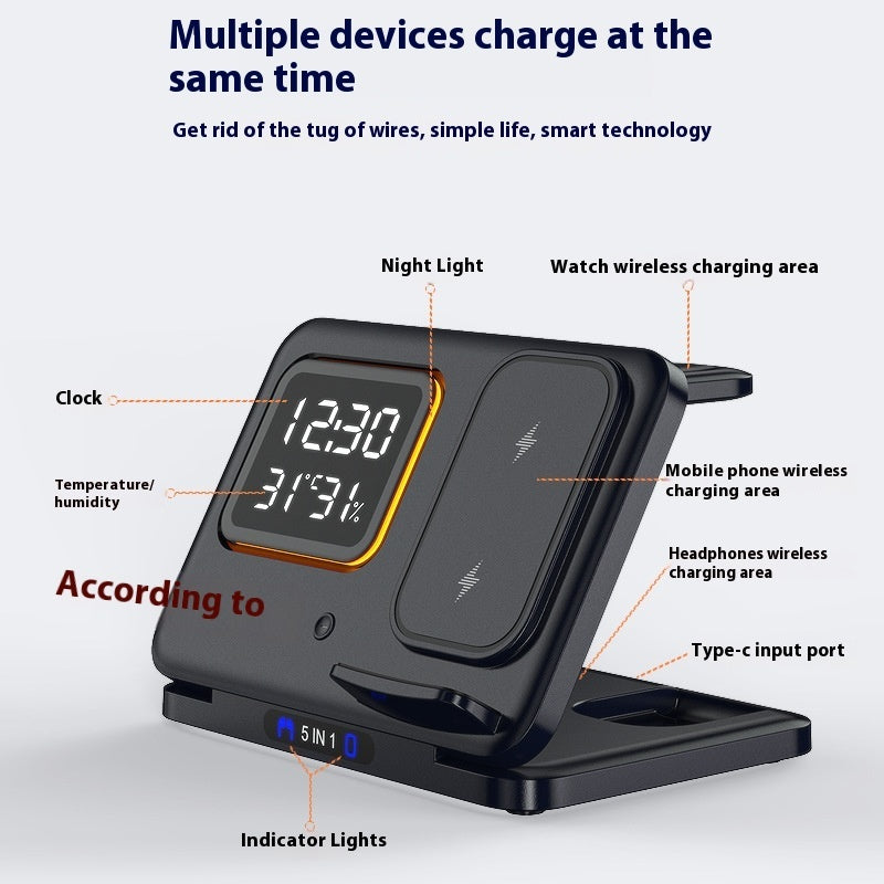 LEVARIA™ SmartDock Elite – 4-in-1 Wireless Charging Station
