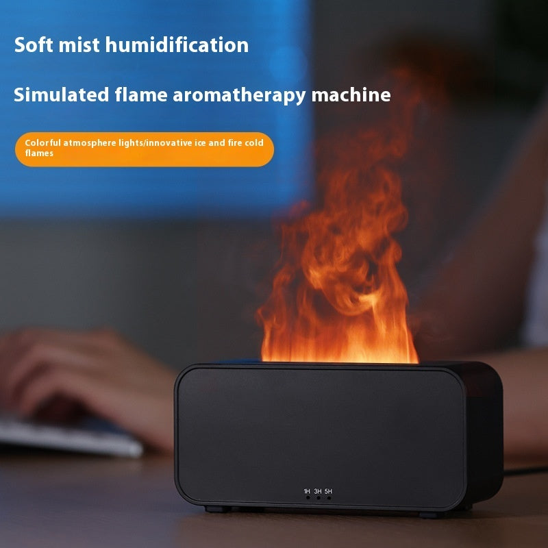 LEVARIA™ JellyFlame Diffuser – Aromatherapy Flame Humidifier