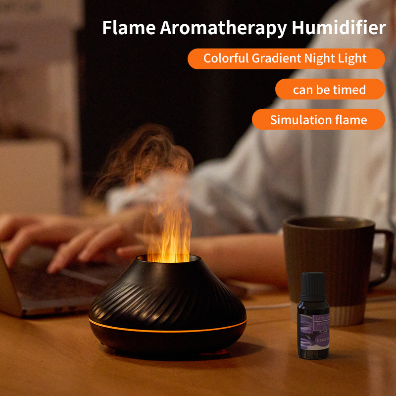LEVARIA™ - VolcanoMist™ Diffuser – Humidificador & Difusor Aromático LED