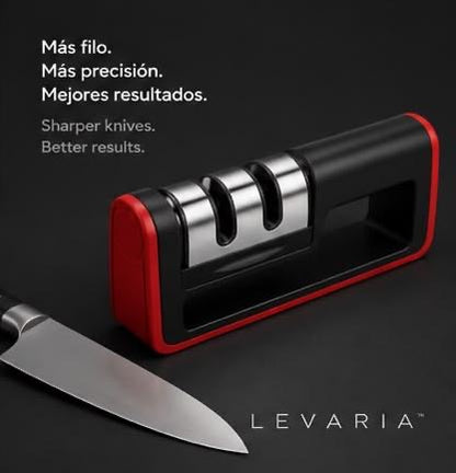 LEVARIA™ Professional Knife Sharpener, extra-fine edge, for effortless cuts