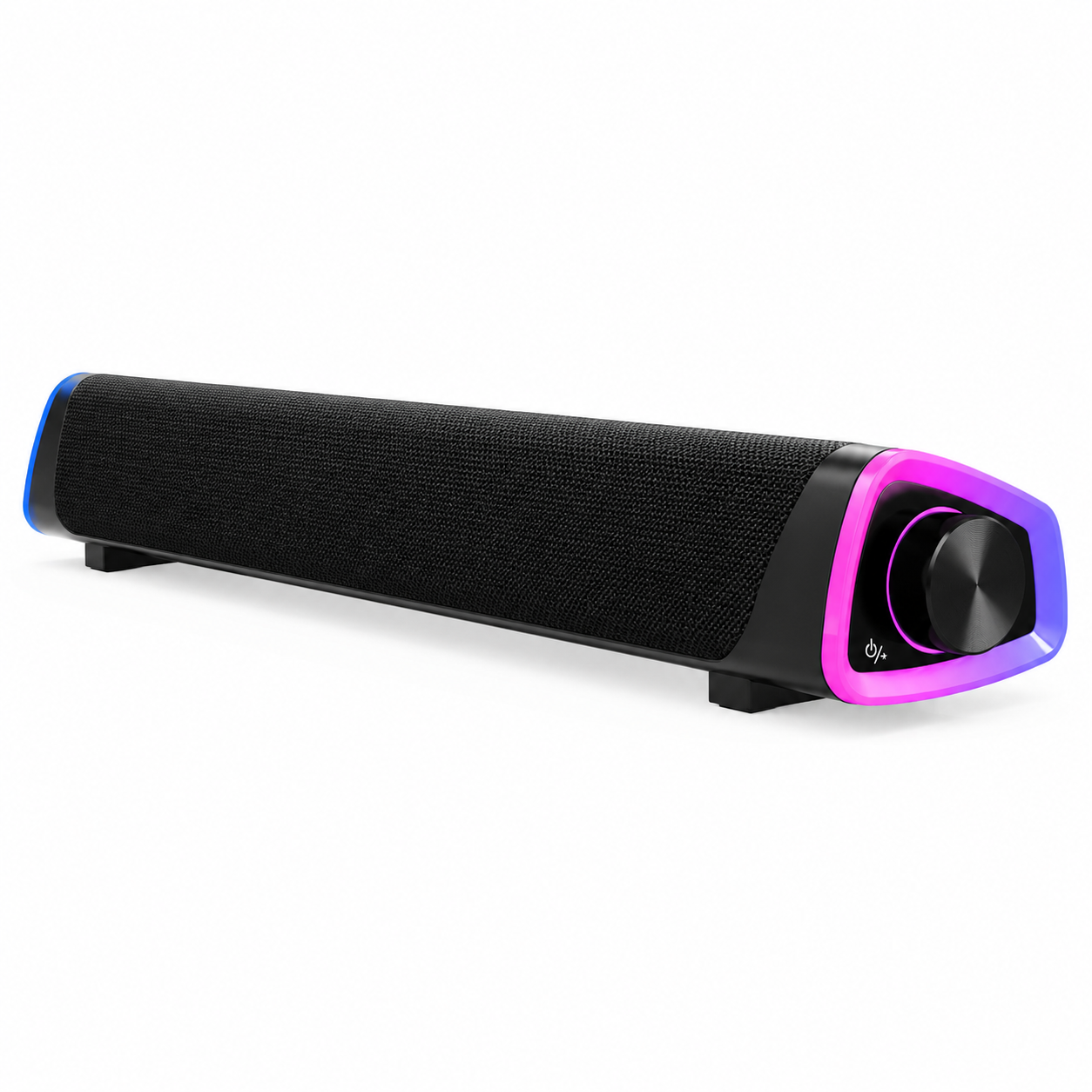 Compatible with Apple, 4D Computer Speaker Bar Stereo Sound Subwoofer Bluetooth Speaker For MacBook Laptop Notebook PC Music Player Wired Loudspeaker