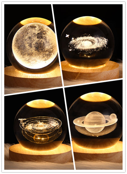 LEVARIA™ CrystalGlow Lamp – 3D Crystal Night Light