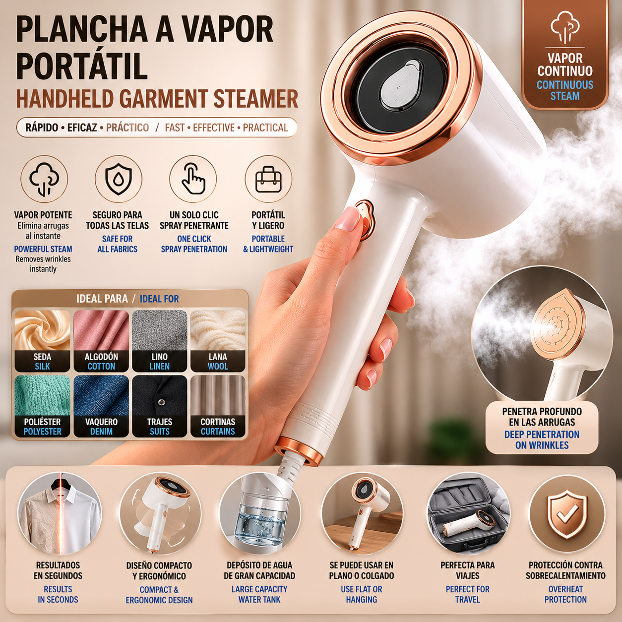 LEVARIA SteamGo Iron 