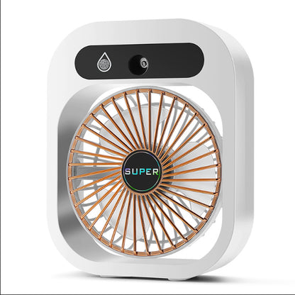LEVARIA™ Mini Portable USB Air Conditioner | Fan with Spray + 3 Speeds