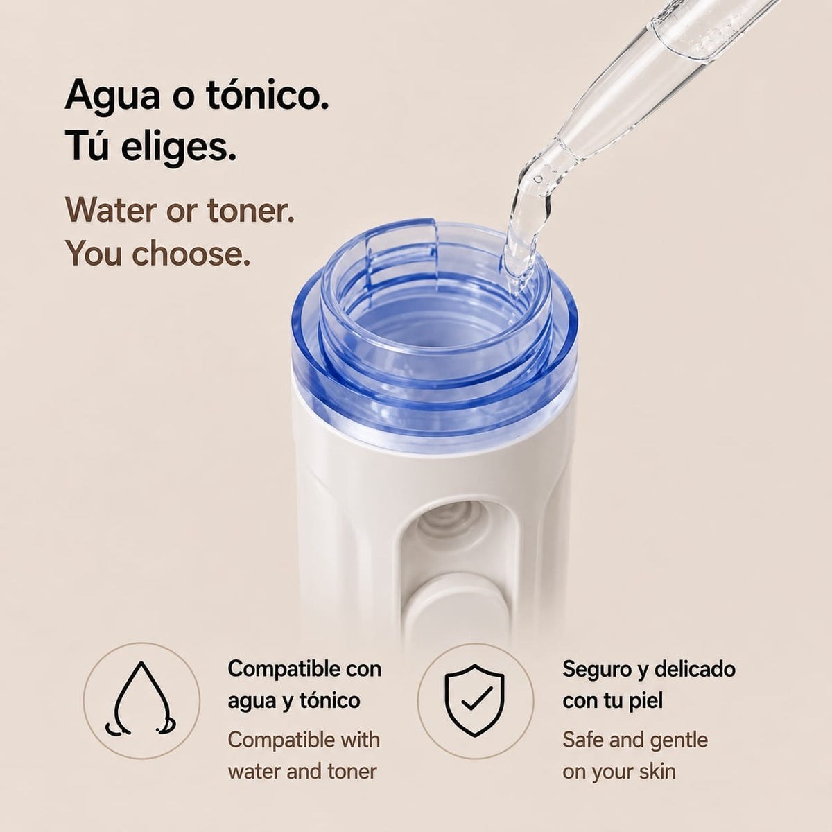 LEVARIA™ 2-in-1 Portable Nano Mist Facial Steamer — Instant Hydration + Power Bank