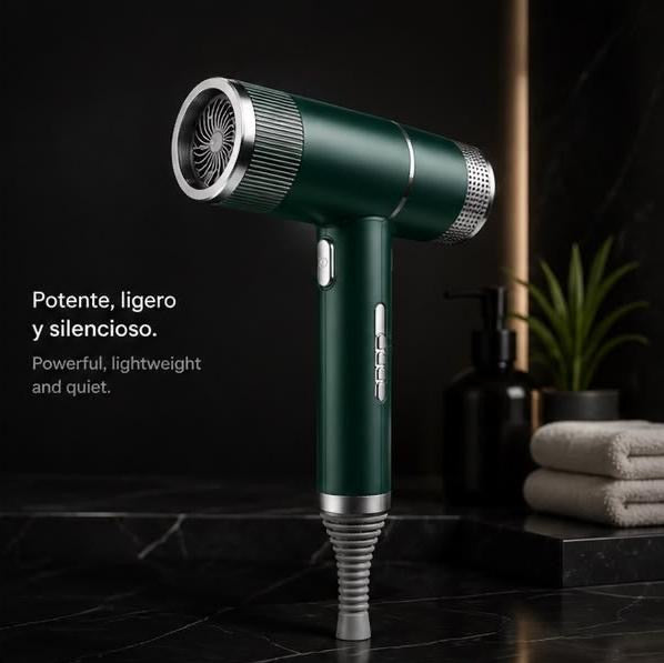 LEVARIA™ Secadora de Cabello Profesional 1200-1599W con Iones Negativos – Aire Frío y Caliente con Difusor New Concept Hair Dryer Household Hair