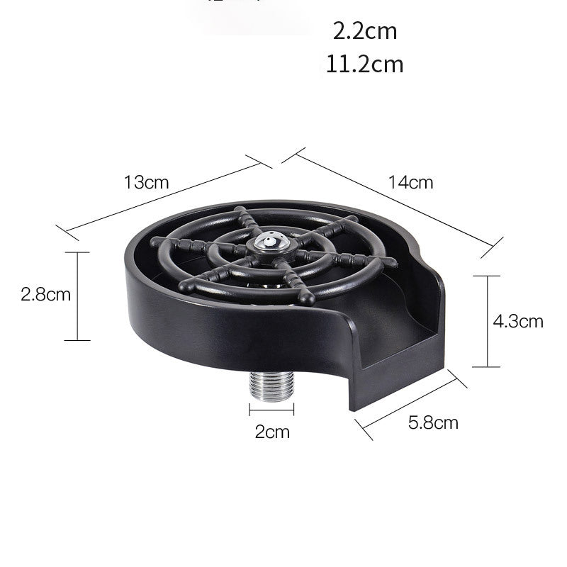 LEVARIA™ Pressure Glass Rinser — Quick Cleaning in Seconds Effortlessly