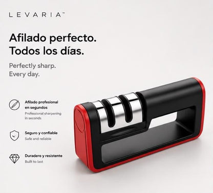 LEVARIA™ Professional Knife Sharpener, extra-fine edge, for effortless cuts