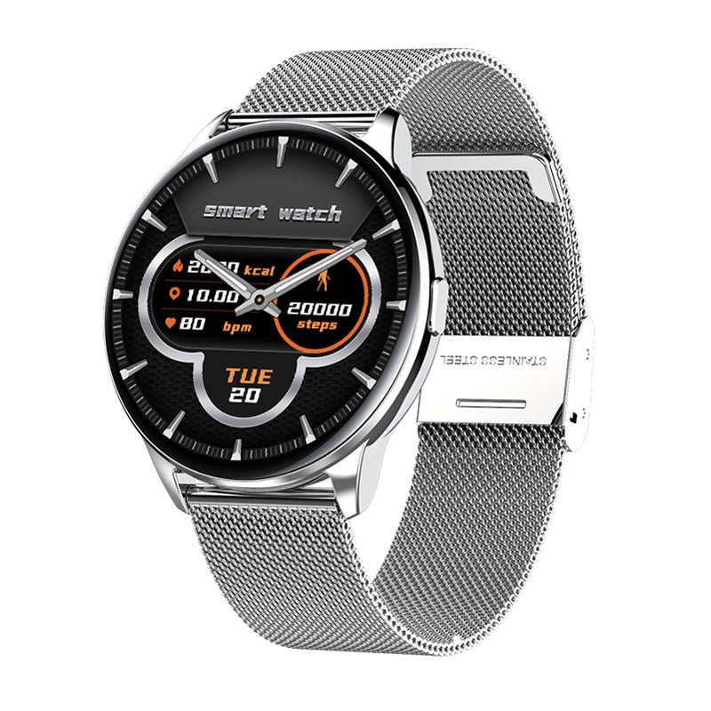 LEVARIA™ Noir Watch – Luxury Smartwatch Edition