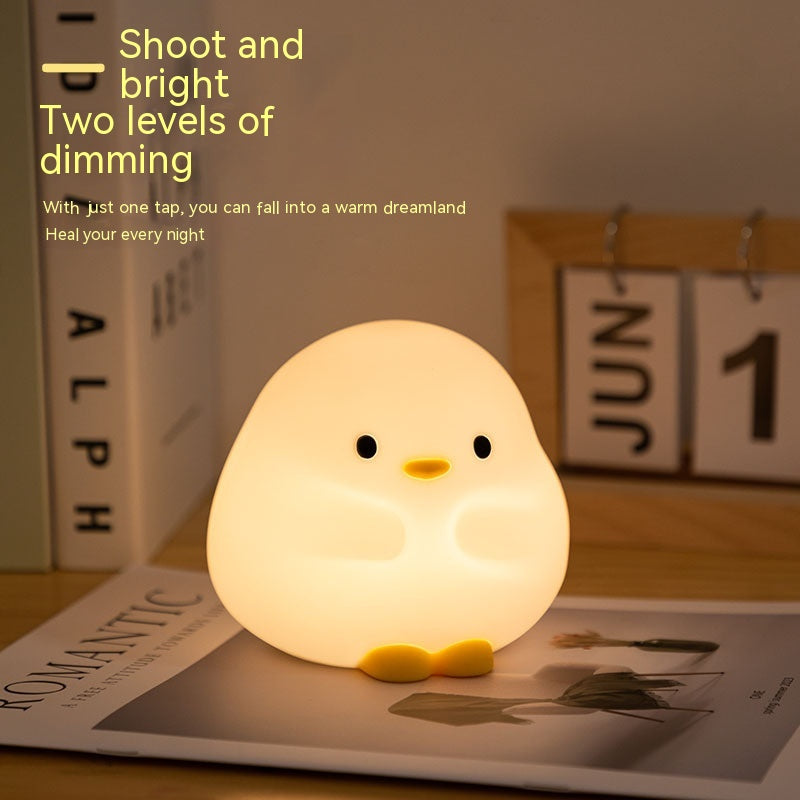 LEVARIA™ Lámpara Patito LED Táctil | Luz Nocturna Recargable Súper Tierna y Relajante