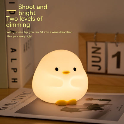 LEVARIA™ Lámpara Patito LED Táctil | Luz Nocturna Recargable Súper Tierna y Relajante
