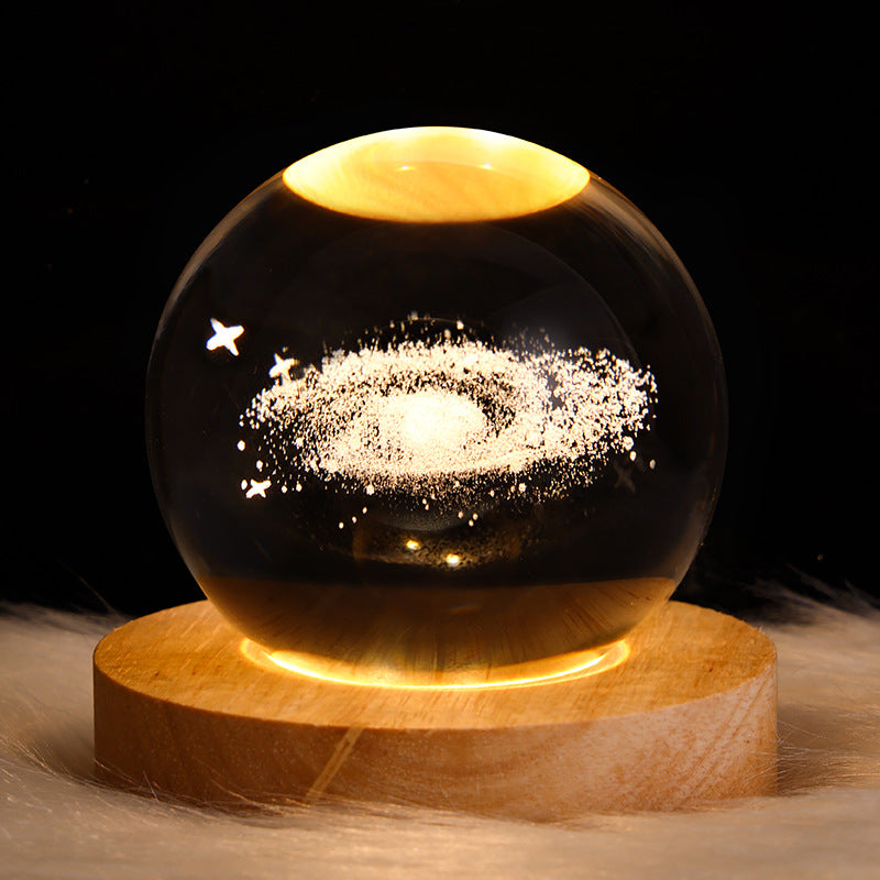 LEVARIA™ CrystalGlow Lamp – 3D Crystal Night Light