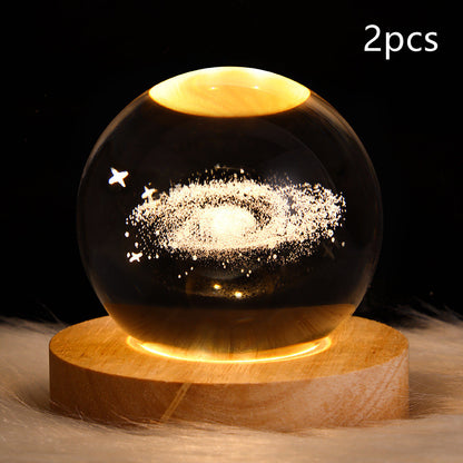 LEVARIA™ CrystalGlow Lamp – 3D Crystal Night Light