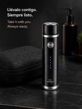 LEVARIA™ Afeitadora Eléctrica Profesional — Afeitado Suave, Rápido y Sin Irritación