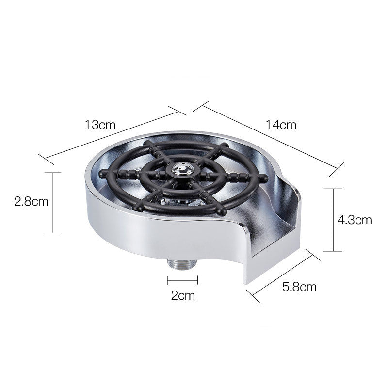 LEVARIA™ Pressure Glass Rinser — Quick Cleaning in Seconds Effortlessly