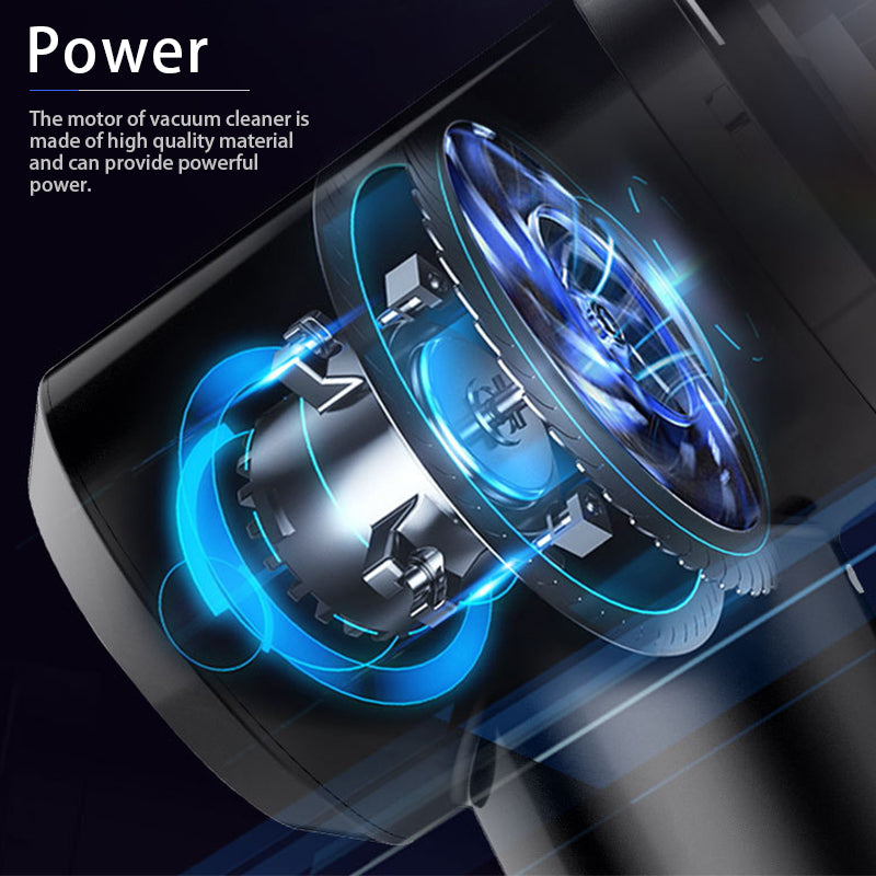 LEVARIA™ TurboVac Pro – High-Power Portable Mini Vacuum Cleaner