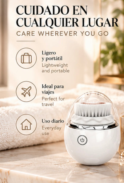 Ultrasonic electric face washer