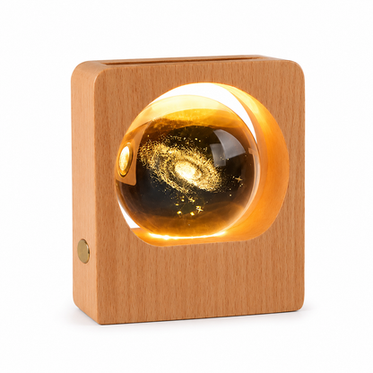 LEVARIA™ CrystalGlow Orb Light – Decorative Crystal Lamp with Touch LED Light