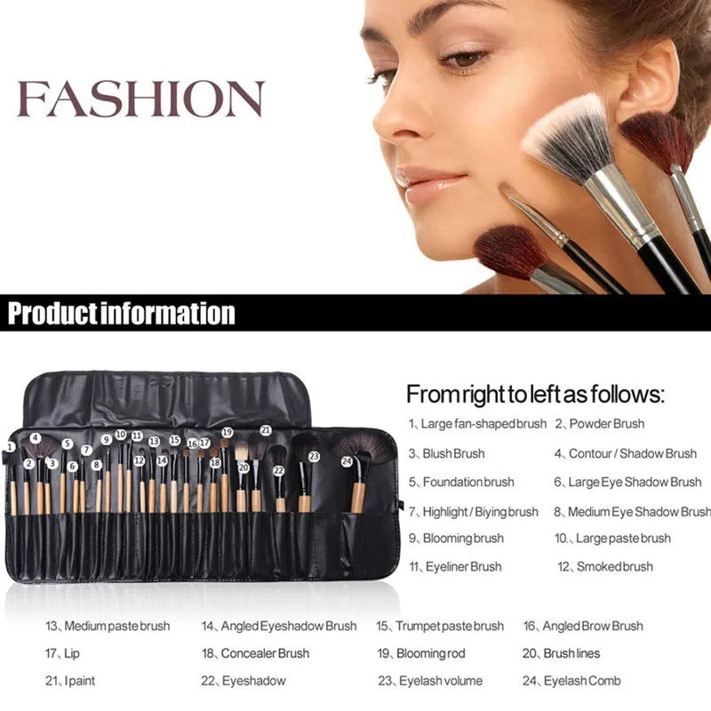 LEVARIA™ Set de Brochas de Maquillaje Profesional — Acabado Perfecto Como de Estudio