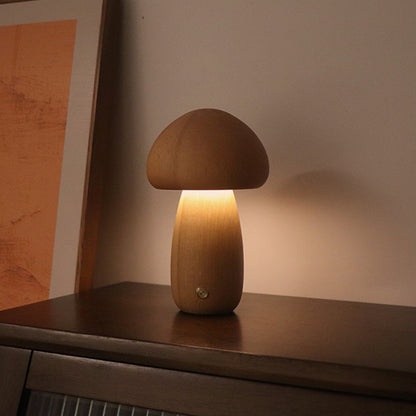 LEVARIA™ Lámpara Nocturna Minimalista de Madera | Luz Cálida para un Ambiente Relajante