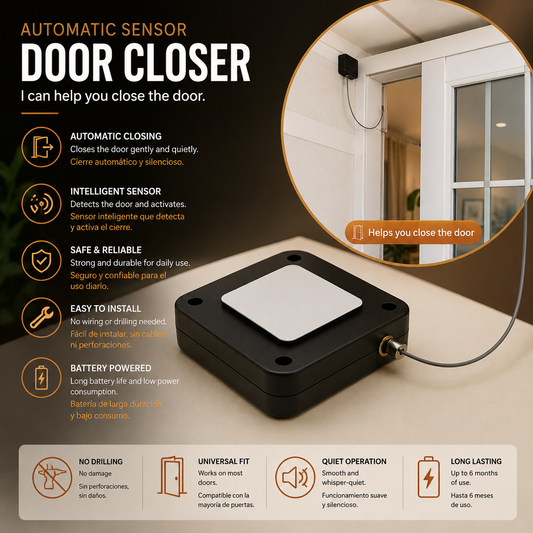 LEVARIA™ AutoClose Pro – Automatic Door Closer