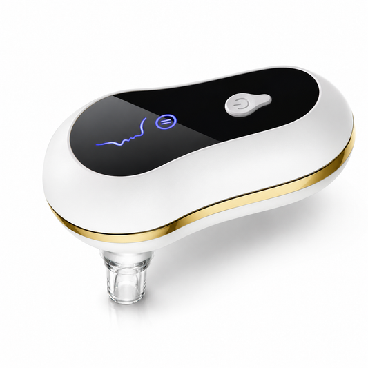 LEVARIA™ Pore cleanser, painlessly and irritation-free, suctions out facial impurities.
