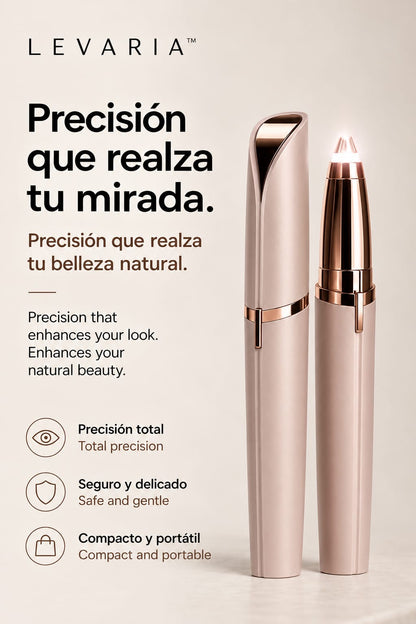 LEVARIA™ Electric Eyebrow Remover — Perfect Painless Precision in Seconds