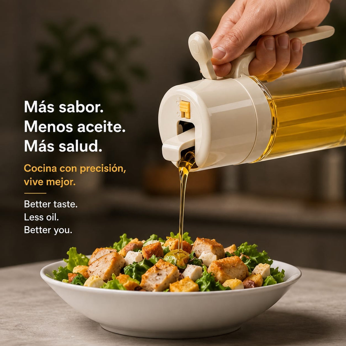 LEVARIA™ 2 in 1, Cooking Oil Bottle, Spray and Oil Dispenser