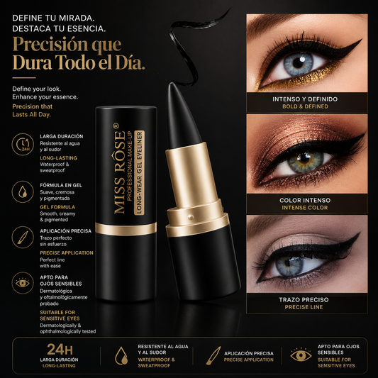 LEVARIA™ VelvetLiner Pro – Waterproof Matte Eyeliner