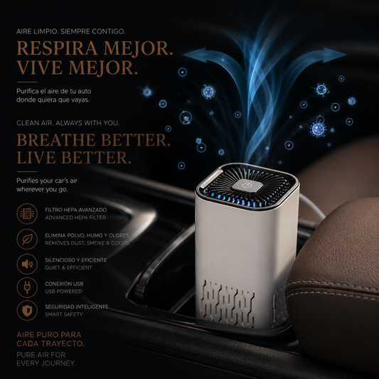 LEVARIA™ PureAir Mini – Smart Desktop Air Purifier
