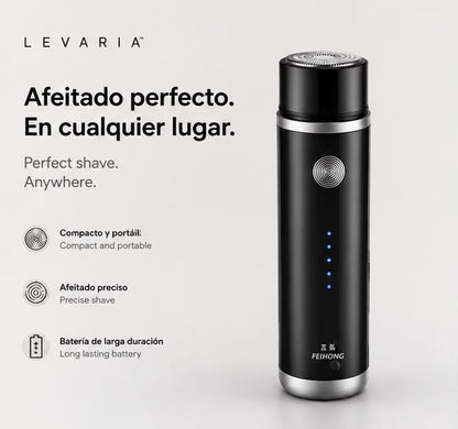LEVARIA™ Afeitadora Eléctrica Profesional — Afeitado Suave, Rápido y Sin Irritación