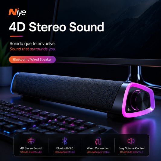 LEVARIA™ PulseSound Mini – Wireless Bluetooth Speaker
