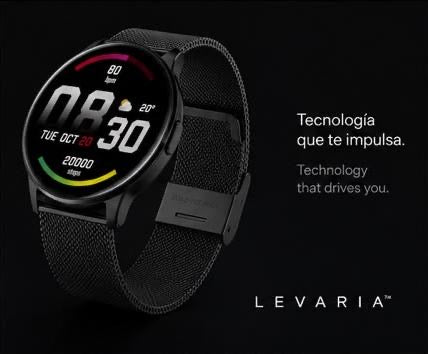LEVARIA™ Noir Watch – Luxury Smartwatch Edition