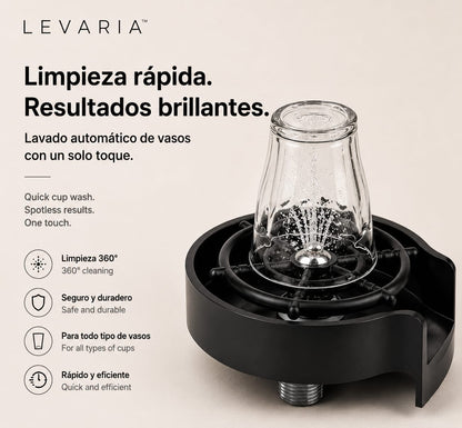 LEVARIA™ Pressure Glass Rinser — Quick Cleaning in Seconds Effortlessly