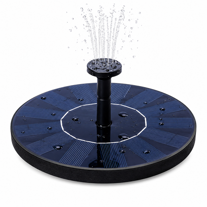 LEVARIA™ SolarFlow Fountain Pump – Solar Pump for Garden Fountain with 4 Nozzles