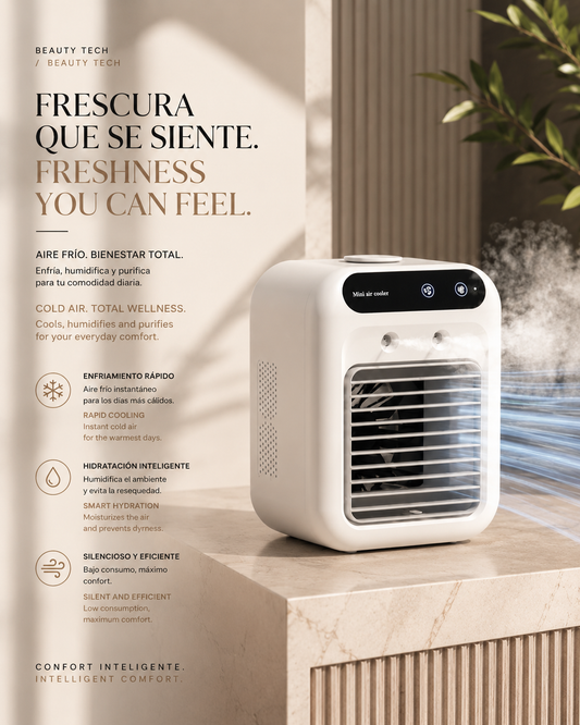 LEVARIA™ Ventilador pequeño de aire frío
