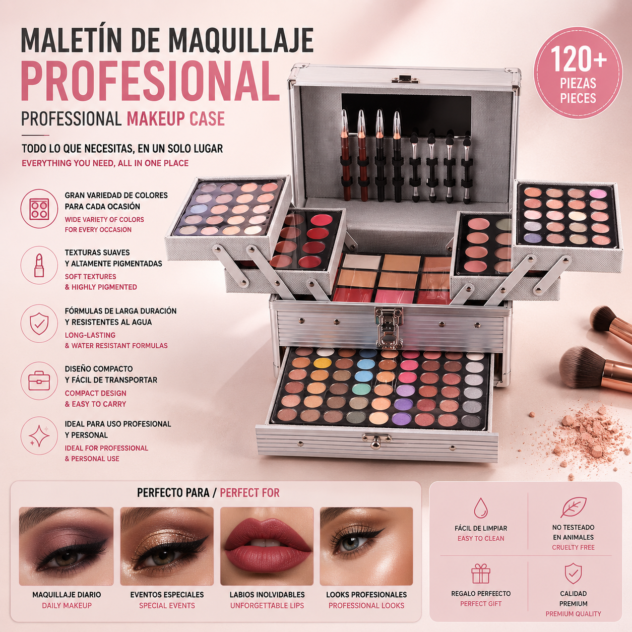 LEVARIA BeautyMaster 94 Luxury All-in-One Makeup 
